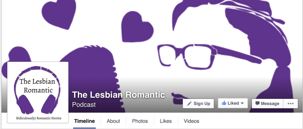Lesbian romantic on social